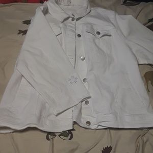 White Jean Jacket